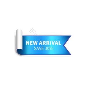 新品上市 折扣 标签 卡通 蓝色 推广 销售 活动