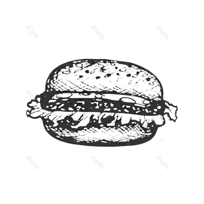 蔬菜图片,黑色元素,面包PNG,汉堡包免抠素材