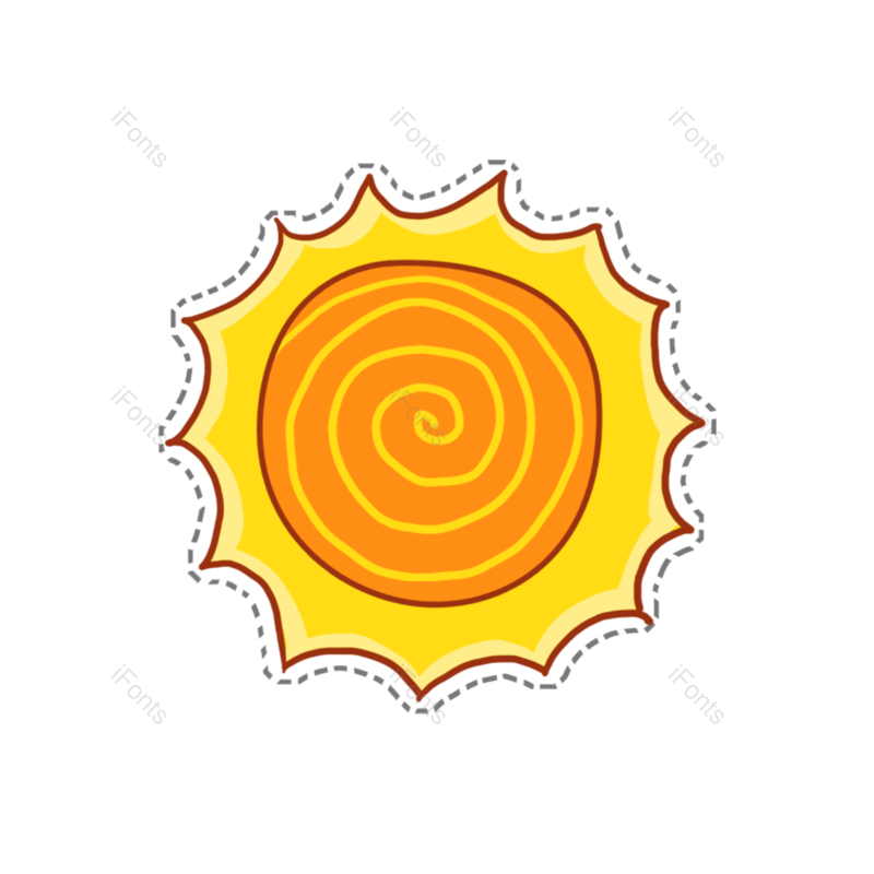 线条图片,圆圈元素,波纹PNG,彩色免抠素材