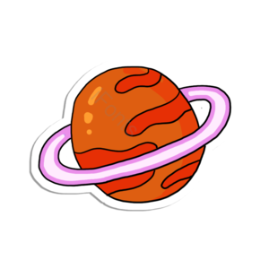 红色 星球 球体 行星 星星 气 气流 气带