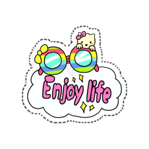 美好的 美好的生活 生活 enjoy life 熊 小熊 卡通熊