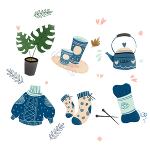 乔治·莫兰迪 装饰 贴图 ly 林业部 蓝色 绿色 植物