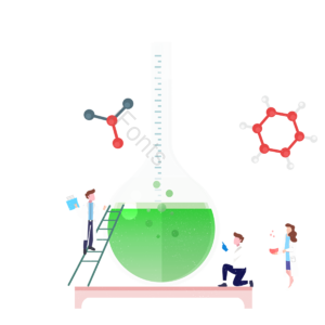简约 卡通 药水 梯子 实验 化学 科学家 高级