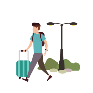 旅游 手绘 原创 简约 卡通  精致 质感