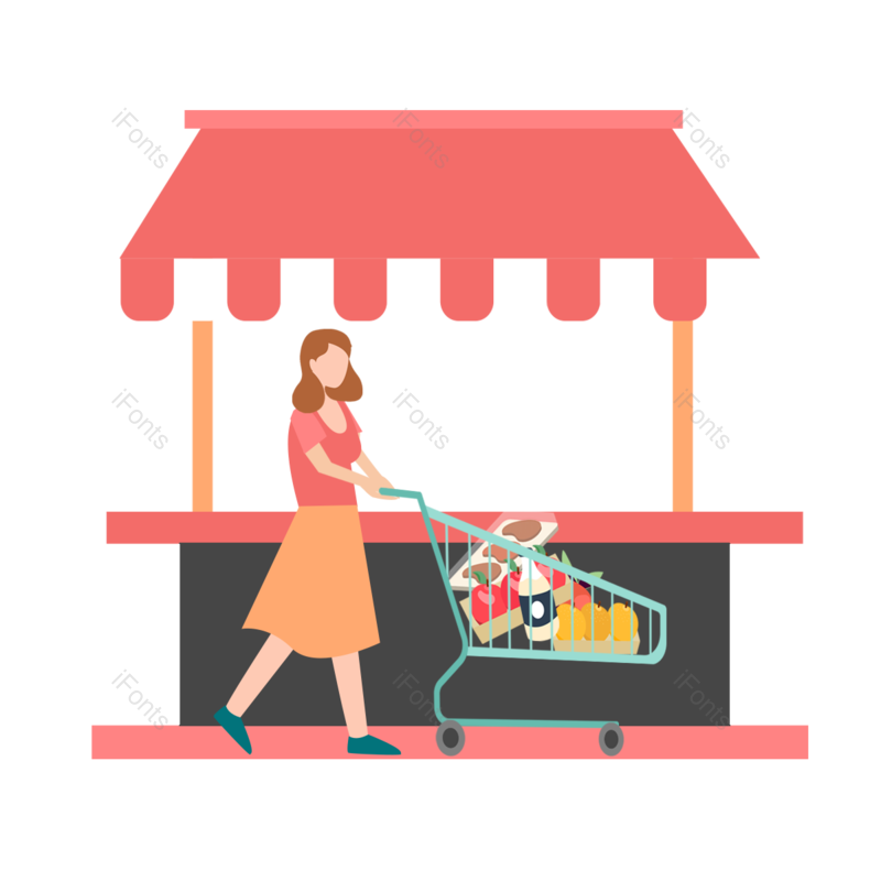 卡通图片,质感元素,简约PNG,商店免抠素材
