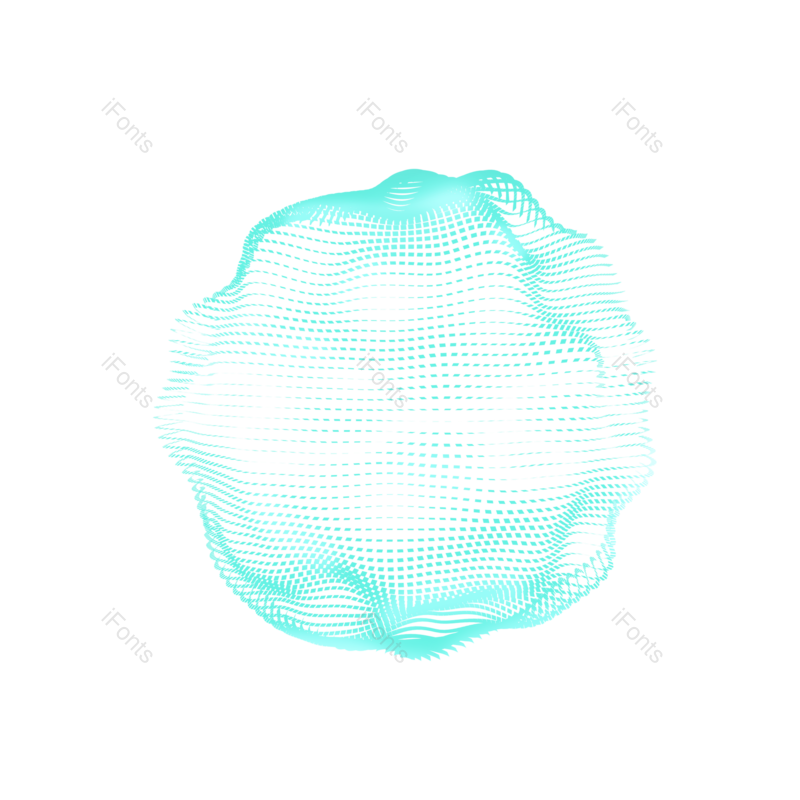 立体图片,波点元素,PNG,免抠素材