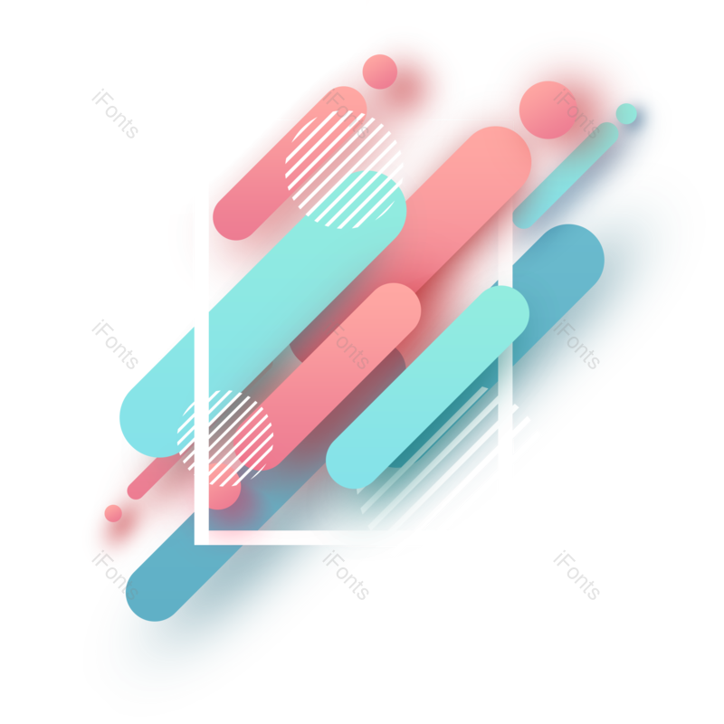 线条图片,动感元素,蓝色PNG,简约免抠素材