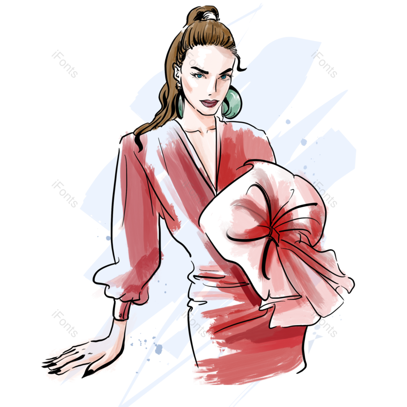 礼服图片,时尚设计元素,裙子PNG,红色免抠素材