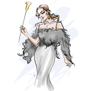 时尚 时尚尖端 黑色 丫头 美女 衣料 设计 元素