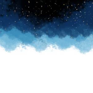 星空星河星球 繁星 盛开 简单的 蓝色 夜晚 笔刷 文框