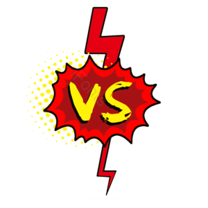 艺术 设计 有创意的 VS 对抗赛竞赛 战斗 反差萌 多边形