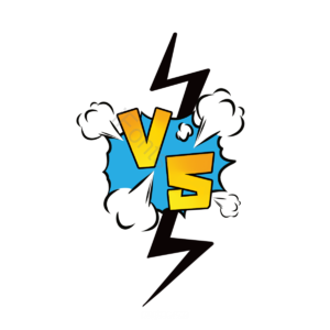 艺术 设计 有创意的 VS 对抗赛竞赛 战斗 反差萌 多边形
