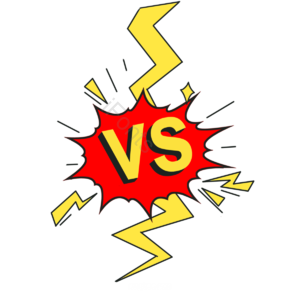 艺术 设计 有创意的 VS 对抗赛竞赛 战斗 反差萌 多边形