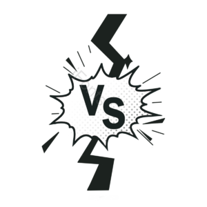 艺术 设计 有创意的 VS 对抗赛竞赛 战斗 反差萌 多边形