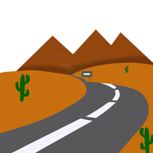 公路 路 仙人掌 沙漠 山 自然 旅行 植物