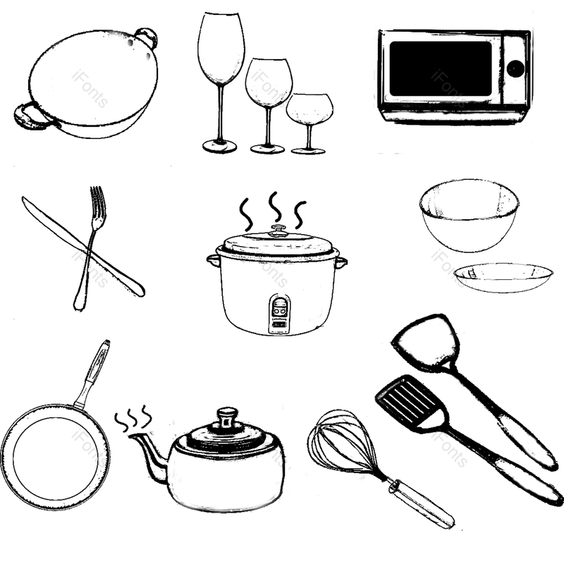 酒杯图片,餐具元素,厨房用品PNG,免抠素材