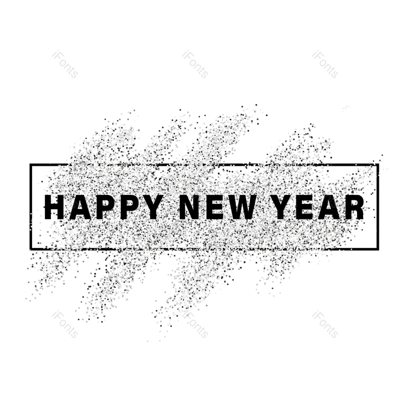元素图片,灯光元素,祝福PNG,黑色免抠素材