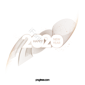 几何 线条 新年快乐 装饰 轮廓 线条 2020 2020跨年