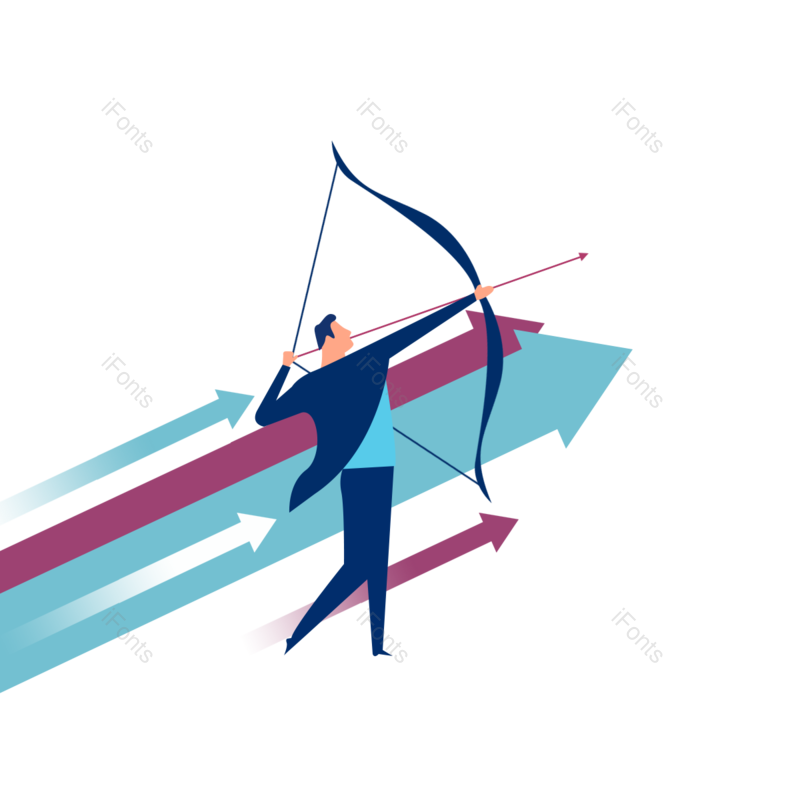 蓝色图片,动画片元素,合作PNG,商务免抠素材