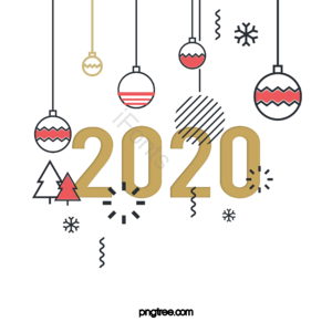 圣诞节 装饰 圣诞树 雪花 线2020 几何 庆祝