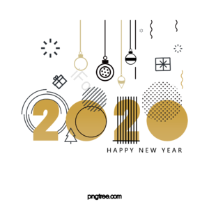 圣诞节 2020新年快乐 装饰 概述 线 几何 礼物 圣诞树
