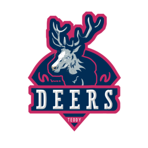 动物 俱乐部 头像 鹿头 卡通 手绘 logo 标志