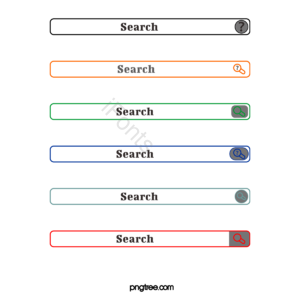 商务风格 网页 搜索框 简约 ui 元素 多边形 彩色