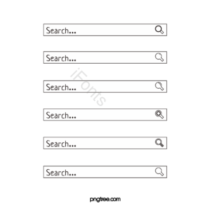 简约风格 商务 网页 搜索框 ui 元素 白色 黑色