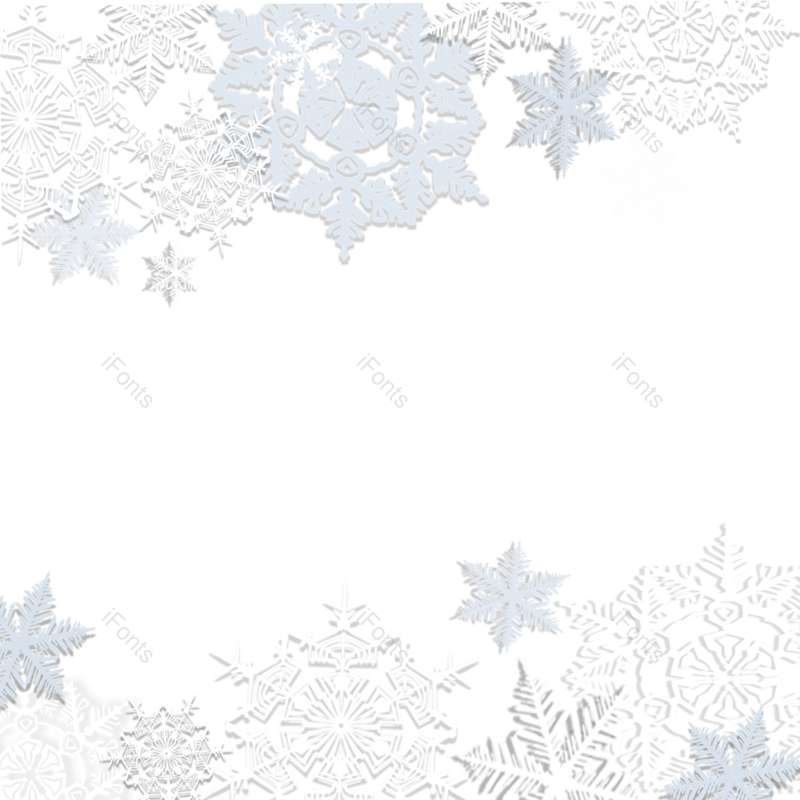 剪纸图片,雪花剪纸元素,雪花PNG,冬季免抠素材