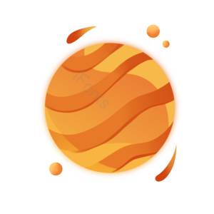 环绕 科技 创意 太空 宇宙 色彩 渐变 手绘
