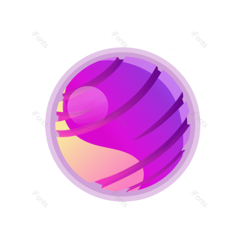动画片图片,渐变色元素,星星PNG,太阳系免抠素材