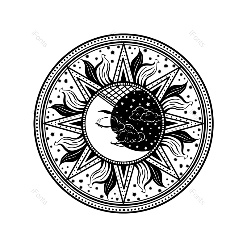 线条图片,个性元素,黑色PNG,贴纸免抠素材