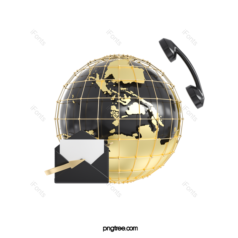 电话图片,电话图标元素,地球PNG,网络免抠素材