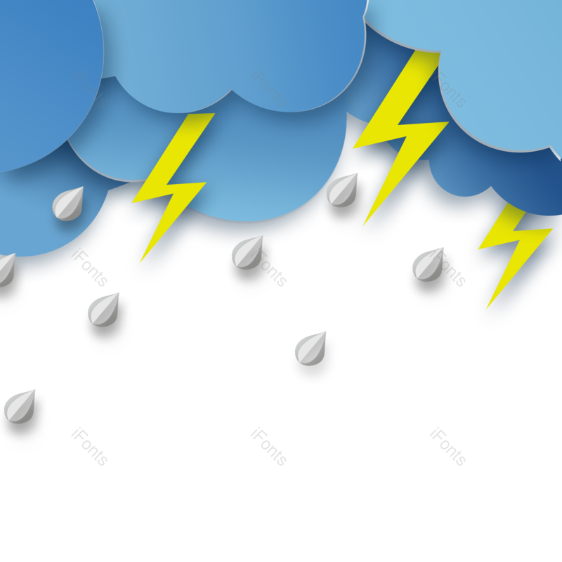 立体图片,雨滴元素,动画片PNG,水滴免抠素材