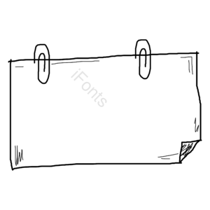 矢量png 音谱线 画线 夹 销 -绘 绘制的矢量 线条矢量图