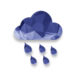 水珠水圈 雨 科 色块组合 渐变色 取色 墨蓝色 水晶格子