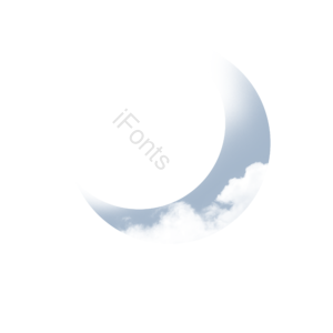 弯曲的月亮 星空 半月板 幻想 明月 夜晚 白色 片状云