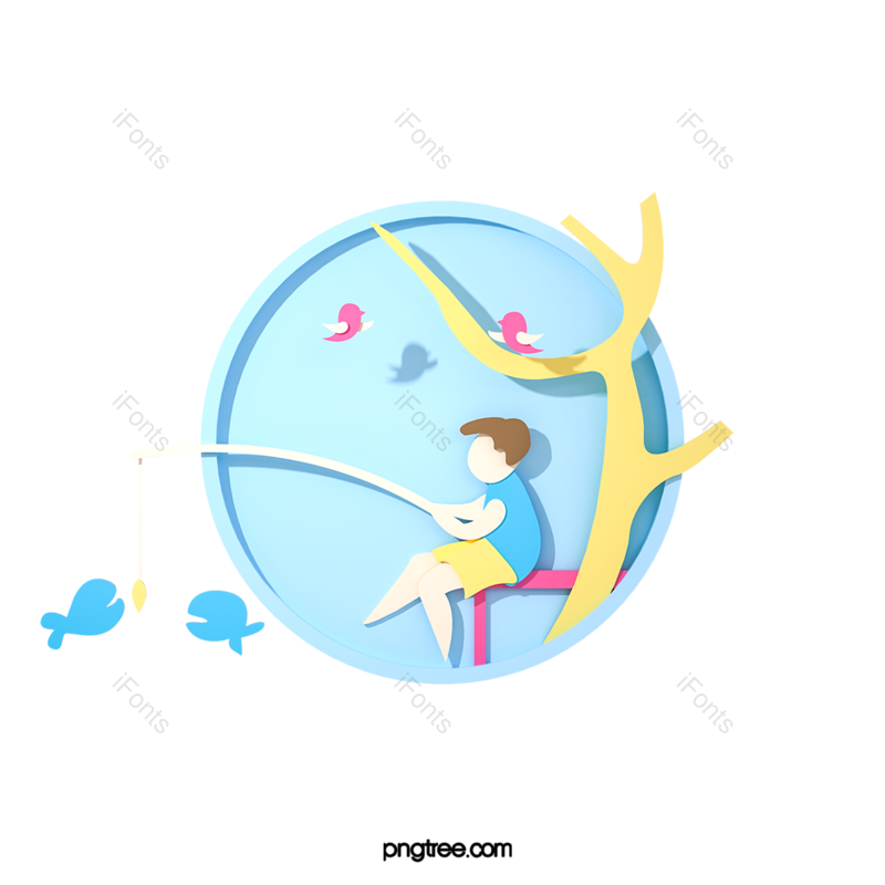 卡通图片,立体元素,儿童PNG,剪纸免抠素材