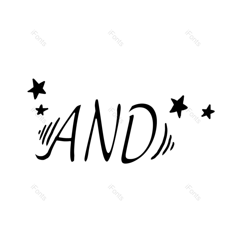 元素图片,黑白元素,字母PNG,英文免抠素材