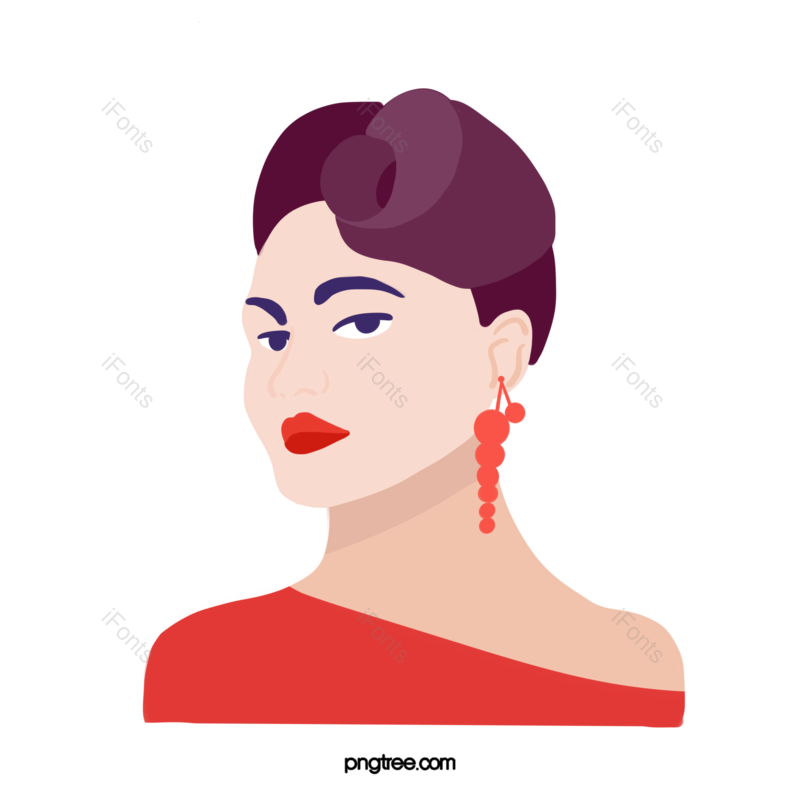 复古人物图片,时尚设计元素,女人PNG,动画片免抠素材