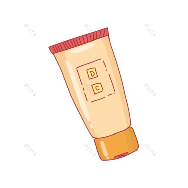 元素图片,化妆品元素,手绘化妆品PNG,女性元素免抠素材