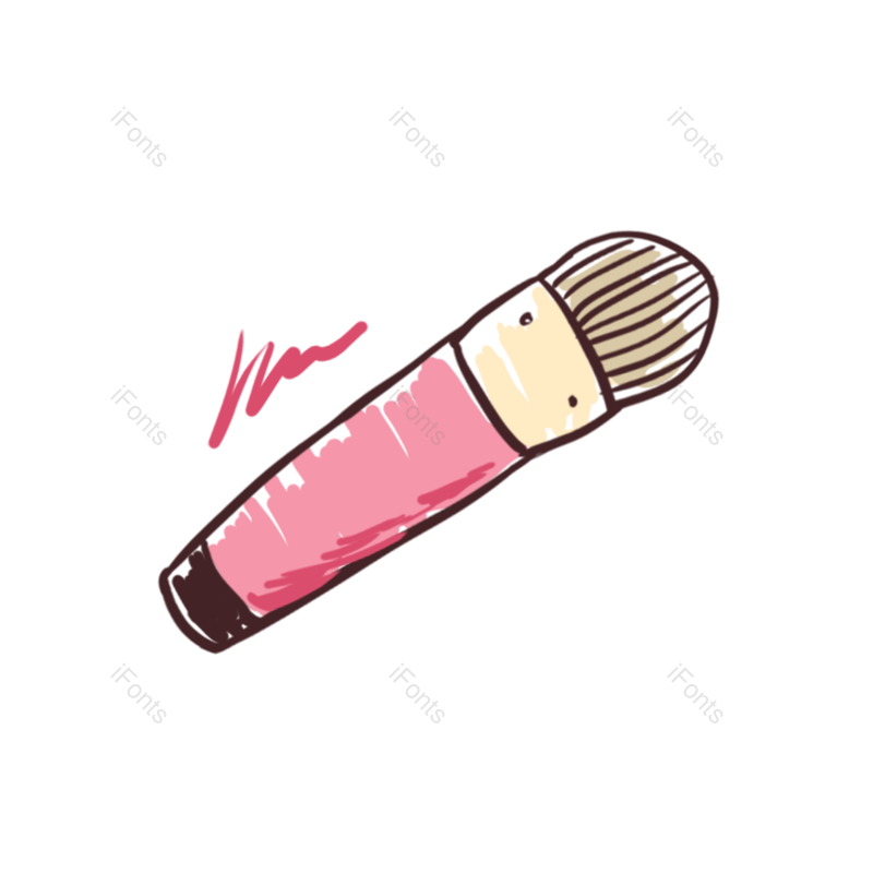 元素图片,化妆品元素,手绘化妆品PNG,女性元素免抠素材