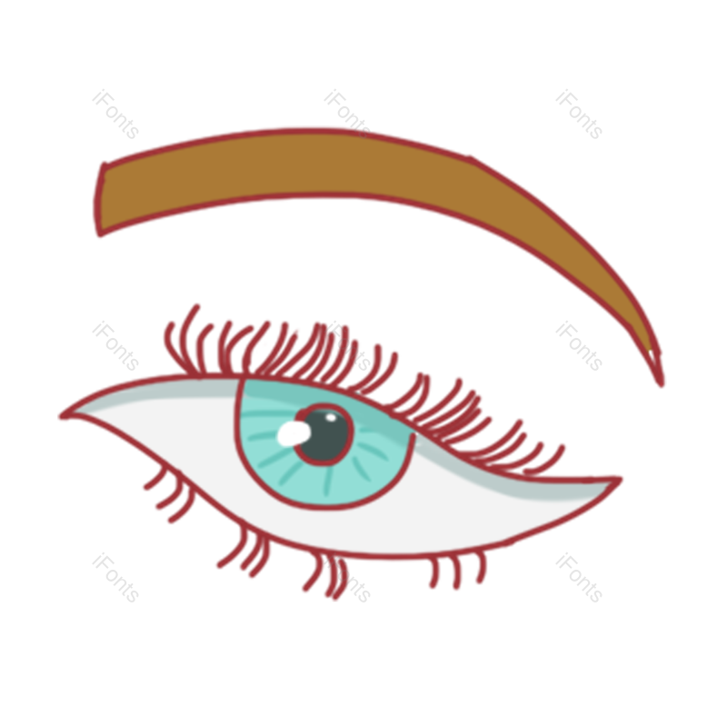 元素图片,插画元素,化妆品PNG,手绘女免抠素材
