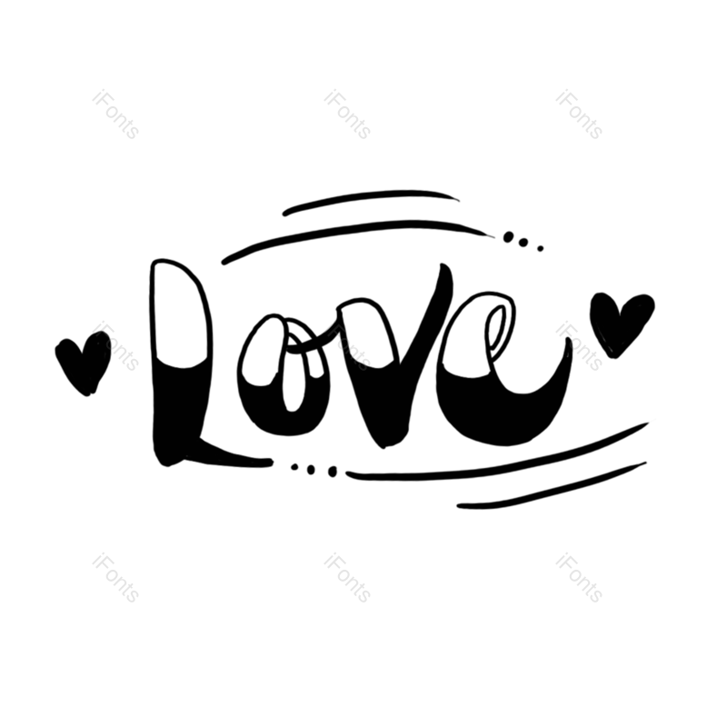 元素图片,黑白元素,字母PNG,英文免抠素材
