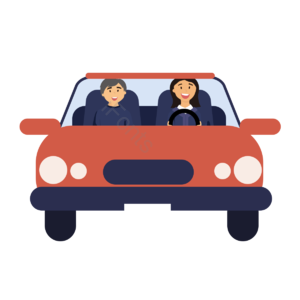 户外 开车 旅游 汽车 车轮 卡通 手绘 车灯