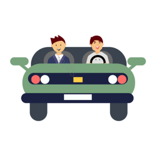 旅游 户外 开车 汽车 车轮 卡通 手绘 车灯