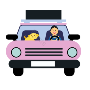 户外 旅行 粉色 后视镜 开车 旅游 汽车 车轮