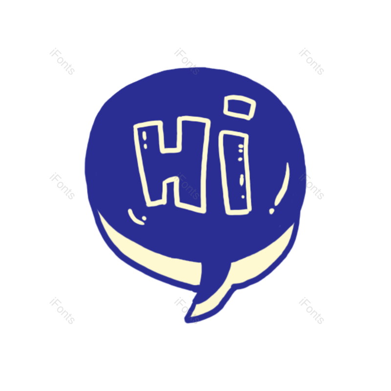 元素图片,字母元素,英文PNG,线描免抠素材