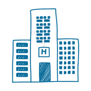 手绘 蓝色 医疗 医生 医院 医疗器械 医疗护理 护士