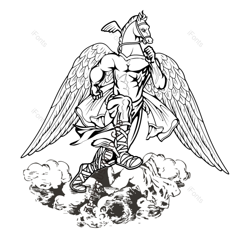元素图片,插画元素,欧洲PNG,翅膀免抠素材